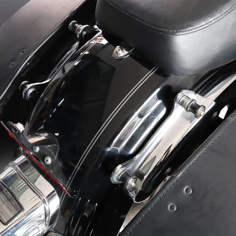 AUFER Chrome 4-Point Docking Hardware Kit Compatible with for Touring Road King Road Glide Street Glide Electra Glide 2009-2013 - Image 2